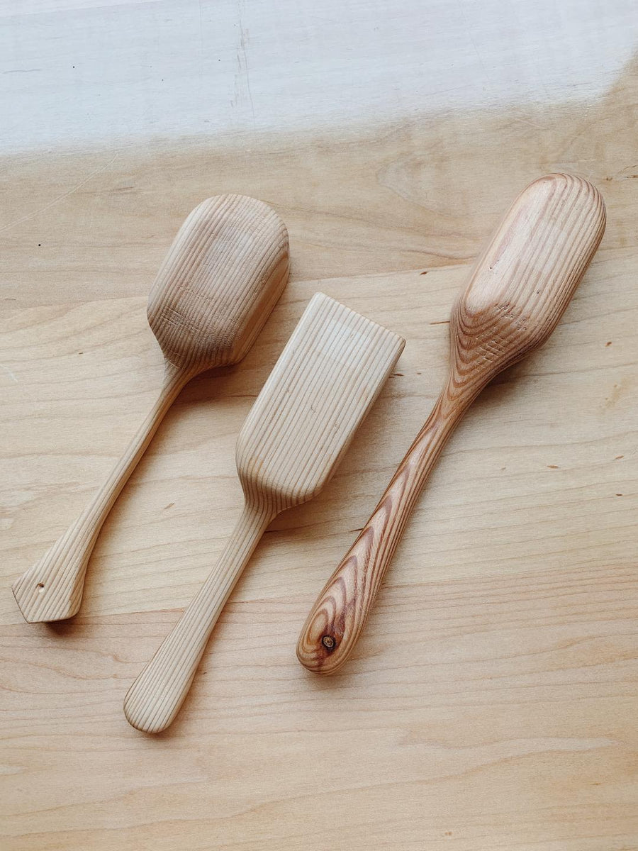 pine kitchen scoop