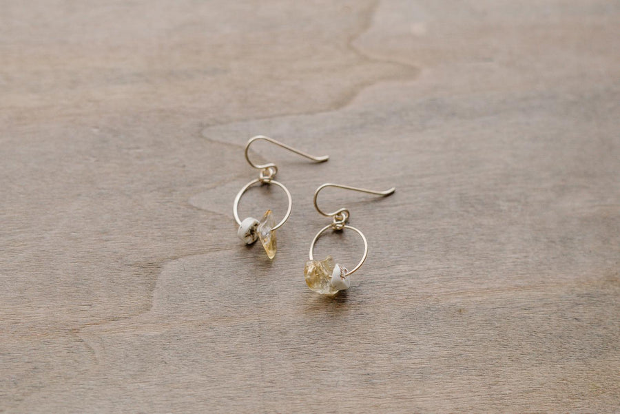 citrine earrings