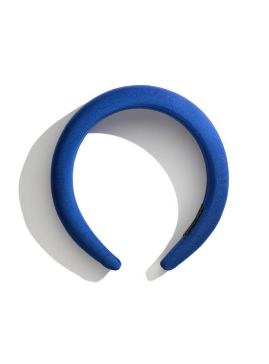 blue raised headband