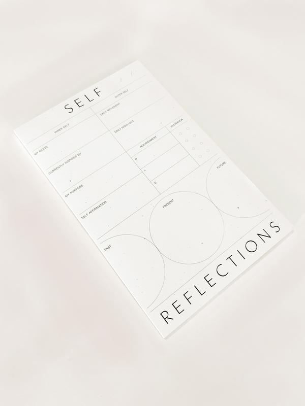 self reflections notepad