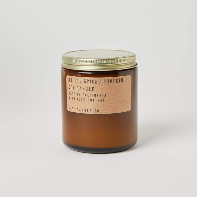 spiced pumpkin candle