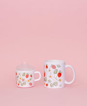 Vintage Strawberry Mama & Me Cup Set