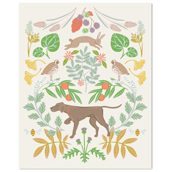 dog nursery print