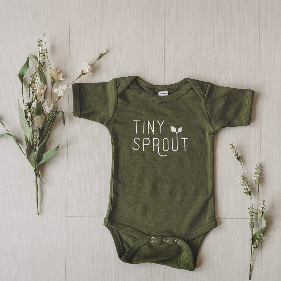 tiny sprout baby onesie