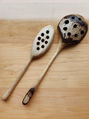 Walnut Slotted Kitchen Spoon