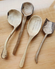 walnut wood kitchen spoon