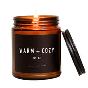warm cozy candle